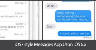 How To Get Ios 7 Style Message App In Ios 6 On Iphone Cydia Tweak Messaging App Iphone Ios