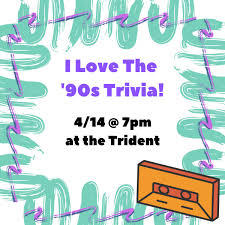 Sep 14, 2021 · a comprehensive database of more than 12 pop culture quizzes online, test your knowledge with pop culture quiz questions. I Love The 90s Trivia Trident Booksellers Cafe