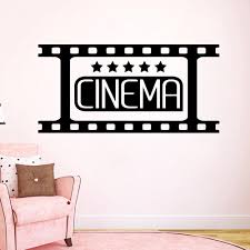 You are guaranteed to fall in love with how this clock looks in your basement, home theater, or media room. Vintage Cinema Wall Decal Film Strip Video Movie Vinyl Sticker Home Theater Decor Living Room Bedroom Decals Self Adhesive From Joystickers 12 06 Dhgate Com