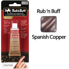 You can rub it on any smooth surface, and that surface will i wouldn't finish it, personally, since you'll be covering it with rub n' buff. Rub N Buff Gold Leaf Cosplayshop