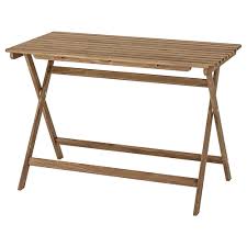 Askholmen Tafel Buiten Opklapbaar Lichtbruin Gelazuurd Lichtbruin Grijsbruin Gelazuurd Ikea In 2020 Ikea Tafel Bank Maken