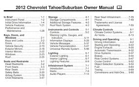 Chevrolet Tahoe 2012 Owner S Manual Has Been Published On Procarmanuals Com Https Procarmanuals Com Chevrolet Tahoe Owners Manuals Chevrolet Tahoe Chevrolet