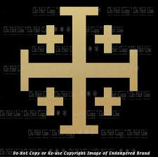 It's been argued repeatedly that the knights templar were set up to defend the bloodline of jesus but tony mcmahon sets out to uncover the truth. Knights Templar Catholic Cross Jerusalem Lord God Jesus Religious Sticker Decal Ebay
