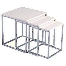 Dunelm Bedding Curtains Blinds Furniture More White Gloss Furniture White Nest Of Tables White Dining Room