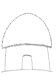 Desenhos De Oca Para Colorir Pintar Imprimir Casa Do Indio Para Pintar Espaco Educar Desenhos Pintar Colorir Imprimir