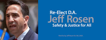 D.A. Jeff Rosen, Safety and Justice for all