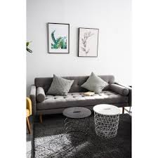 This round coffee table adds the perfect amount of modern minimalist design to any space. Round Metal Coffee Table Thimble Modern Storage Table