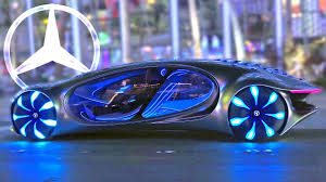Because two things are timeless: Mercedes Benz Vision Avtr On The Strip Of Las Vegas Youtube