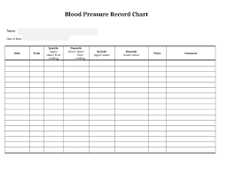 2019 Blood Pressure Log Chart Fillable Printable Pdf