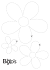 Boo S Door Flower Decals