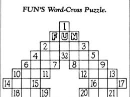 Math crossword puzzles can include math vocabulary, story problems, or even equations. First Crossword Puzzle That Ran 100 Years Ago