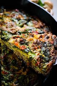 Crustless Spinach Quiche Paleo Whole30 Keto The Real Simple Good Life
