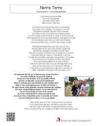 Перевод песни à nos souvenirs — рейтинг: Notre Terre Par Celine Coenegrachts Fichier Pdf