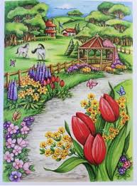 Dover publications is the publisher for the popular creative haven coloring books for adults. Creative Haven Spring Scenes Adult Coloring Book Adult Coloring Book Club