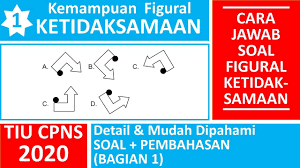 Tiu Cpns Kemampuan Figural Ketidaksamaan Klasifikasi Gambar Soal Dan Pembahasan Cpns 2020 Youtube