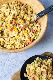 Perfect for meal prep, cookouts and hot summer days and easily customizable. Classic Macaroni Pasta Salad Vegan Wfpb Ve Eat Cook Bake