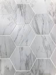This tile comes in 12x12, 18x18, 12x24, and 24x24 sizes to best suit your flooring, countertop, or backsplash needs. Powder Room Makeover Faux Marble Tile Floor Bless Er House