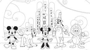 Mickey and minnie mouse coloring pages. Minnie And Daisy Disney Junior Disney Coloring Pages Mickey Mouse Wallpaper Coloring Pages