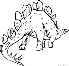 Printable stegosaurus dinosaur coloring page. Stegosaurus Coloring Pages Coloringall