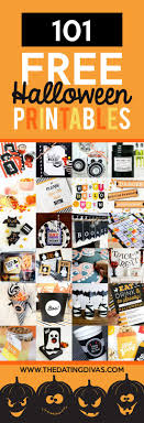 101 Free Halloween Printables And Decorations From The Dating Divas Halloween Printables Free Printable Halloween Decorations Free Halloween