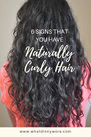 6 Signs That You Have Naturally Curly Hair Curly Hair Styles Naturally Curly Girl Handbook Naturally Curly