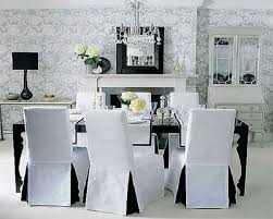 Images Of Dining Rooms With Black Chairs Dining Room Chair Covers With Plastic Dining Room Chair Covers Black Fundas Para Sillas Sillas Decoracion Del Hogar