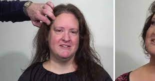 It took awhile to figure out her real personality by the way she came in for her before. what was cut from this little video would be. The Makeover Guy Gives Airline Worker With Thinning Hair Transformation