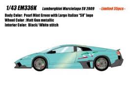 Murcielago sv is significantly rarer than its successor, the aventador sv, and even the subsequent aventador svj. Em336 Lamborghini Murcielago Lp670 4 Sv Duck Tail Ver Pearl Mint Green Diecast Car Hobbysearch Diecast Car Store
