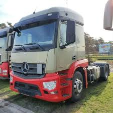 للبيع شاحنه موديل 2015 مرسيدس اكتروس 1843mp4 كابينة منخفضة رقم العرض للسؤال عنه 325155 الجير بوكس اتوماتيك سوست امامي منافيخ خلفي المشي 7390 Trucks Vehicles