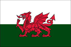 The traditional flags & creatures of wales. Wales Flag
