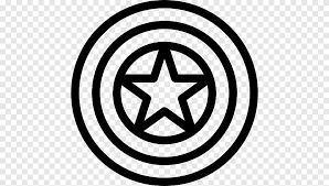 Escudo Capitan America Para Colorear