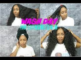 What I Wash My Sew In Weave Leave Out With Straightening Routine Melina Hair Blog Brazilian Body Wave Hair How To Maintain Hair Unice Hair