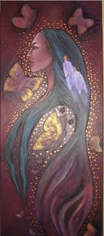 Lady Butterfly Native American Legend Has It That If We Capture A Butterfly And Whisper A Wish To Her She Native American Paintings American Indian Art Art