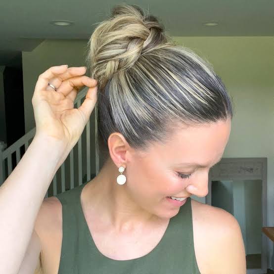 How To Do A Braided Bun, The Easiest Special Occasion Updo - Lulus.com Fashion Blog