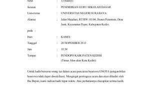 Contoh surat izin kunjungan ke pondok yang baik dan sopan. Contoh Surat Izin Perusahaan Untuk Kampus Bagi Contoh Surat Cute766