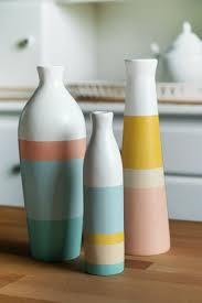 Painted Ceramic Vase Home Decor Poterie Peinte Vase En Bois Poterie