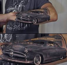 If you are looking for a darker tattoo design, then try out the grim reaper. 70 Car Tattoos For Men Cool Automotive Design Ideas