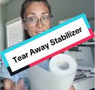 Tear Away Stabilizer for Easy Embroidery Projects