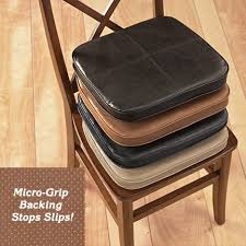 Pin By Samantha Goodrich On Acquire Leather Chair Cushions Faux Leather Chair Chair Pads