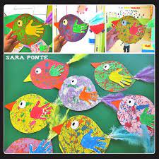 Von einer süßen biene, bis zum eis am stiel oder regenbogenfisch ist alles dabei :) viel. Passaros Blumen Basteln Mit Kindern Basteln Fruhling Basteln Fruhling Ostern