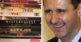 Assad had Borat hidden among his movie collection at his home in Damascus.