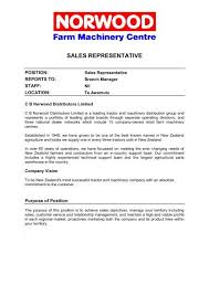 Present quarterly sales performance to the executives. Te Awamutu Sales Representative Job Description Liveupdater