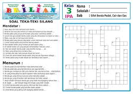 Teka teki silang sejarah kelas 12 bab 1. Tts Penjaskes Dan Jawabannya