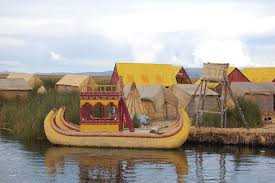 Drakkar De Totora Lac Titicaca Perou Photo Dany Beaufays Canal Structures