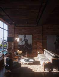 Take the quiz most people gravitate toward a mix of design styles rather than just one single option. Industrial Loft Interior Design C4d 3d Model On Behance