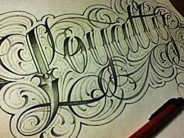The letters have been around since the ancient times and have been used by many tattoo artists. Loyalty Fancy Cursive Tattoo Style Letters Youtube