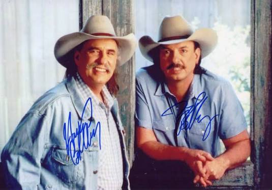 David Milton & Homer Howard Bellamy Brothers Autograph | signed photographs