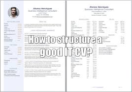 Learn How To Structure A Good It Cv That Will Stand Out Sprint Cv Blog