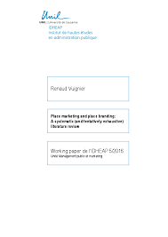 Guide to the essentials in emergency medicine. Pdf Place Marketing And Place Branding A Systematic And Tentatively Exhaustive Literature Review Renaud Vuignier Academia Edu