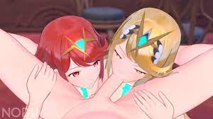 Pyra and Mythra getting fucked (by nodusfm) 